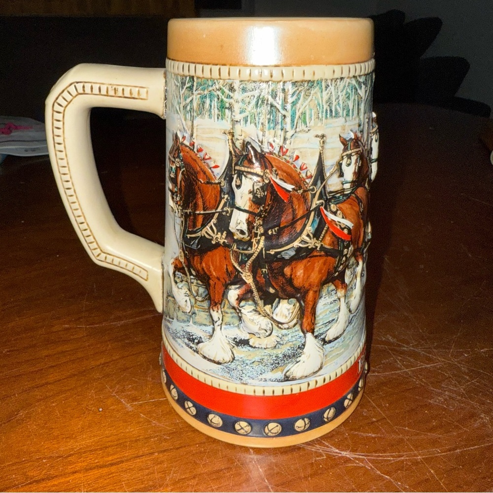 1988 Budweiser Holiday Stein - Collectors Series